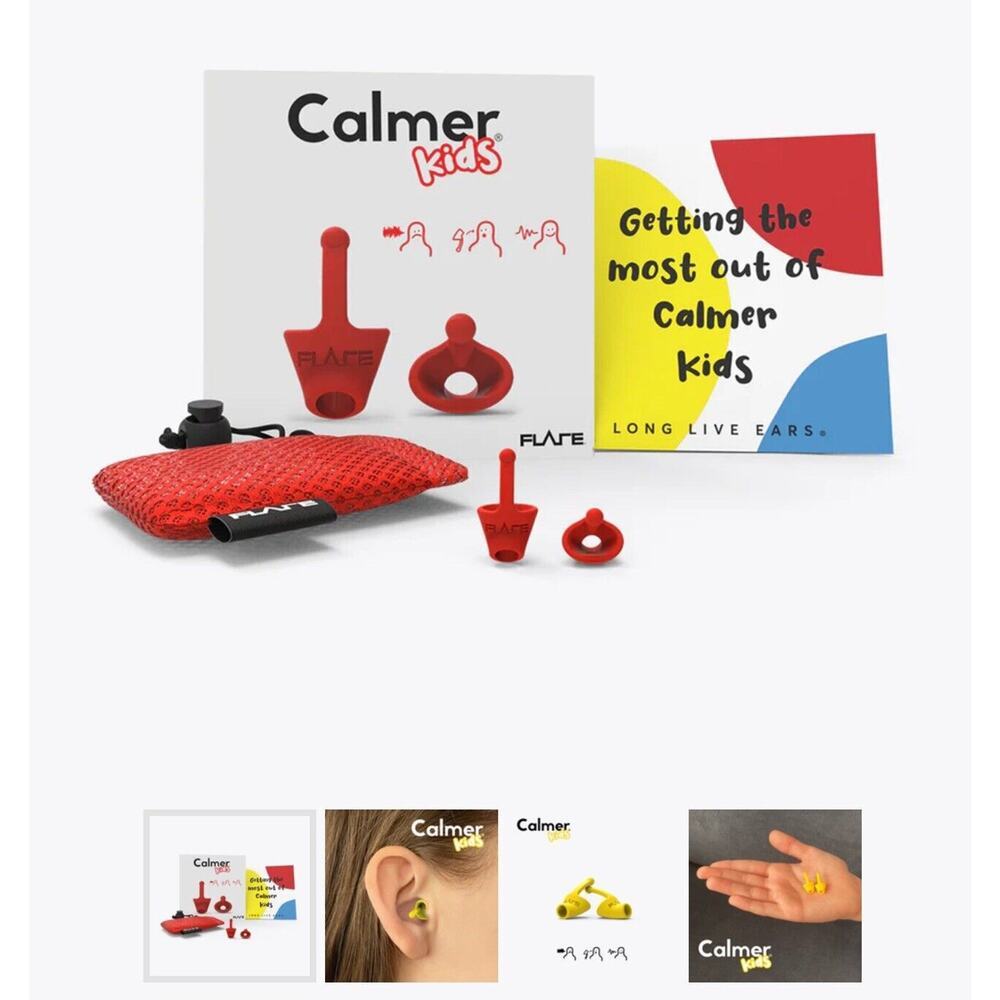 Flare Calmer KIDS BLUE Earplugs Ear Plugs Protectors by Flare Audio​